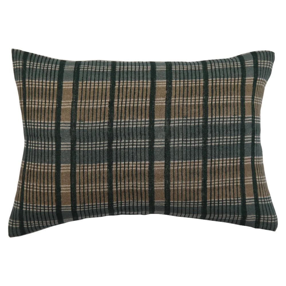 Plaid Sand 20x20 Pillow