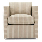 Rothko Swivel Chair, Striped