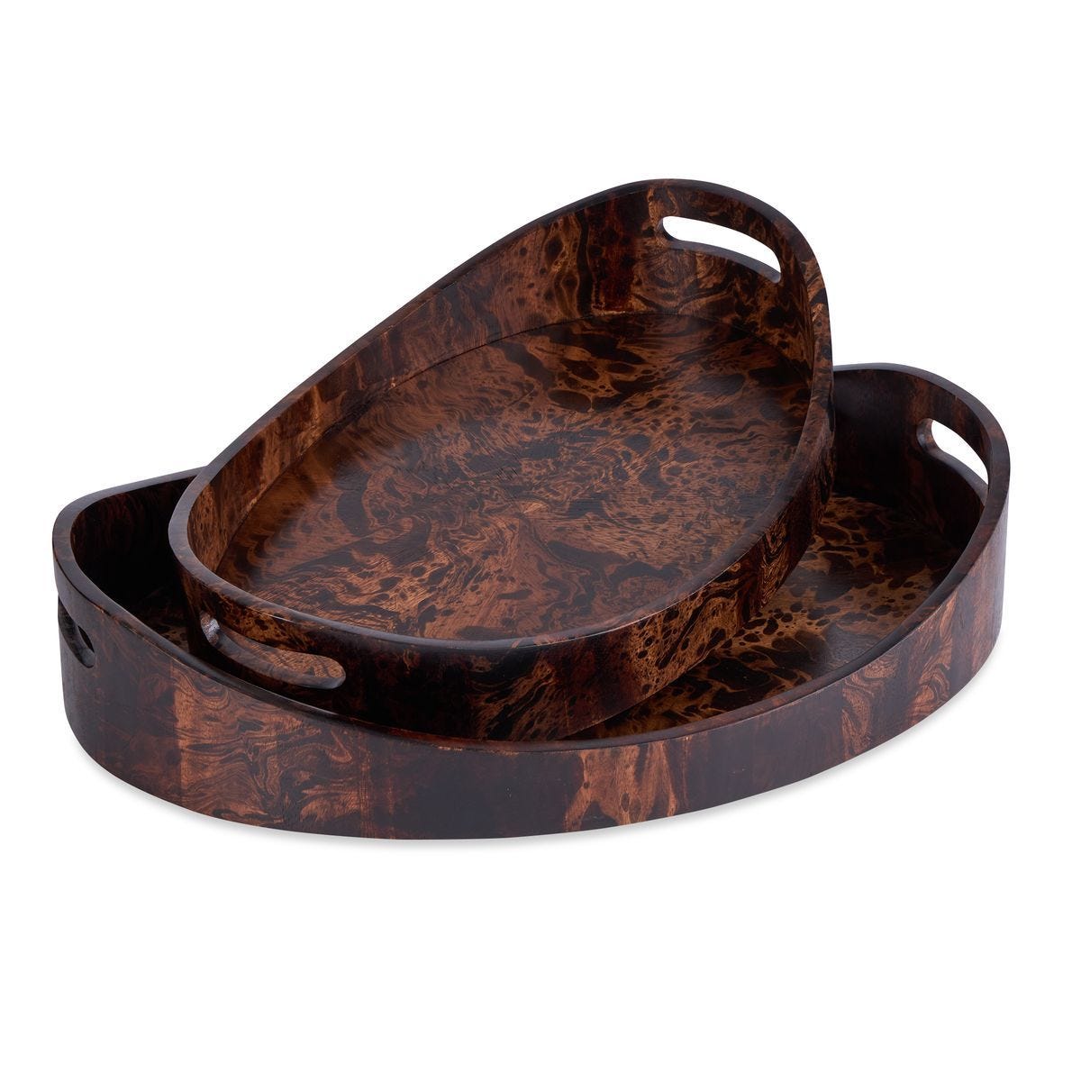 Nesting Regent Trays, Set of 2