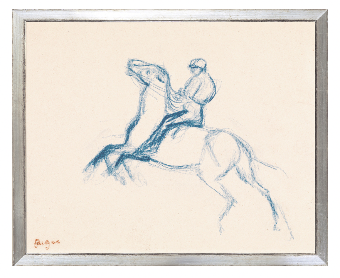 Collection Vintage - Jockey on Horse, 1869 - Small