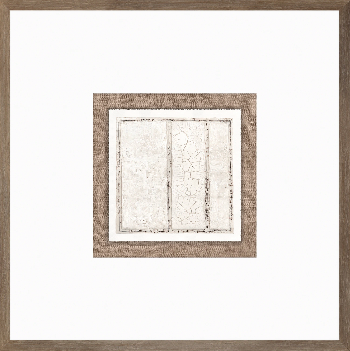 Encaustic Neutrals XI - 21×21 in