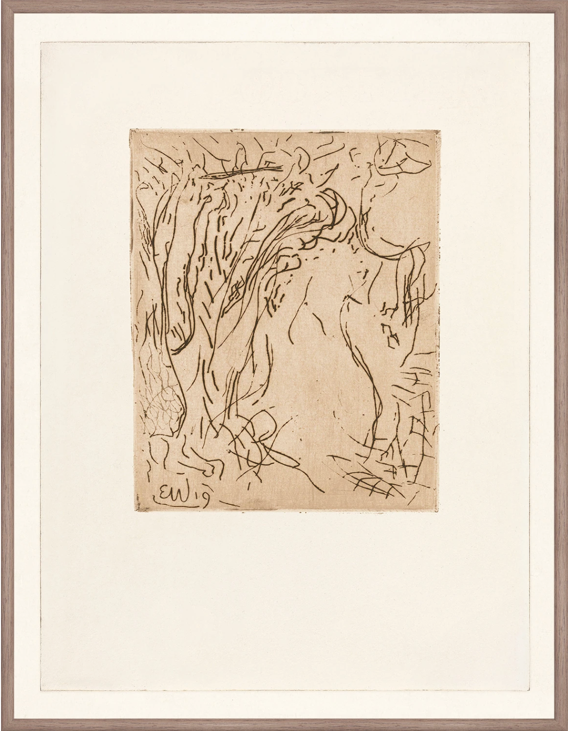 Mezzotint Composition IV C. 1919 - 20.75×26.75