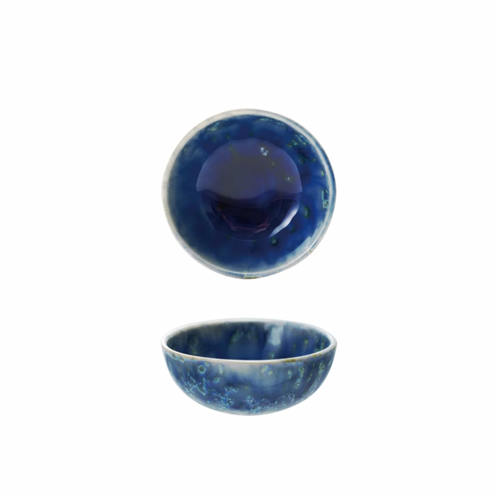 Blue Stoneware Dish