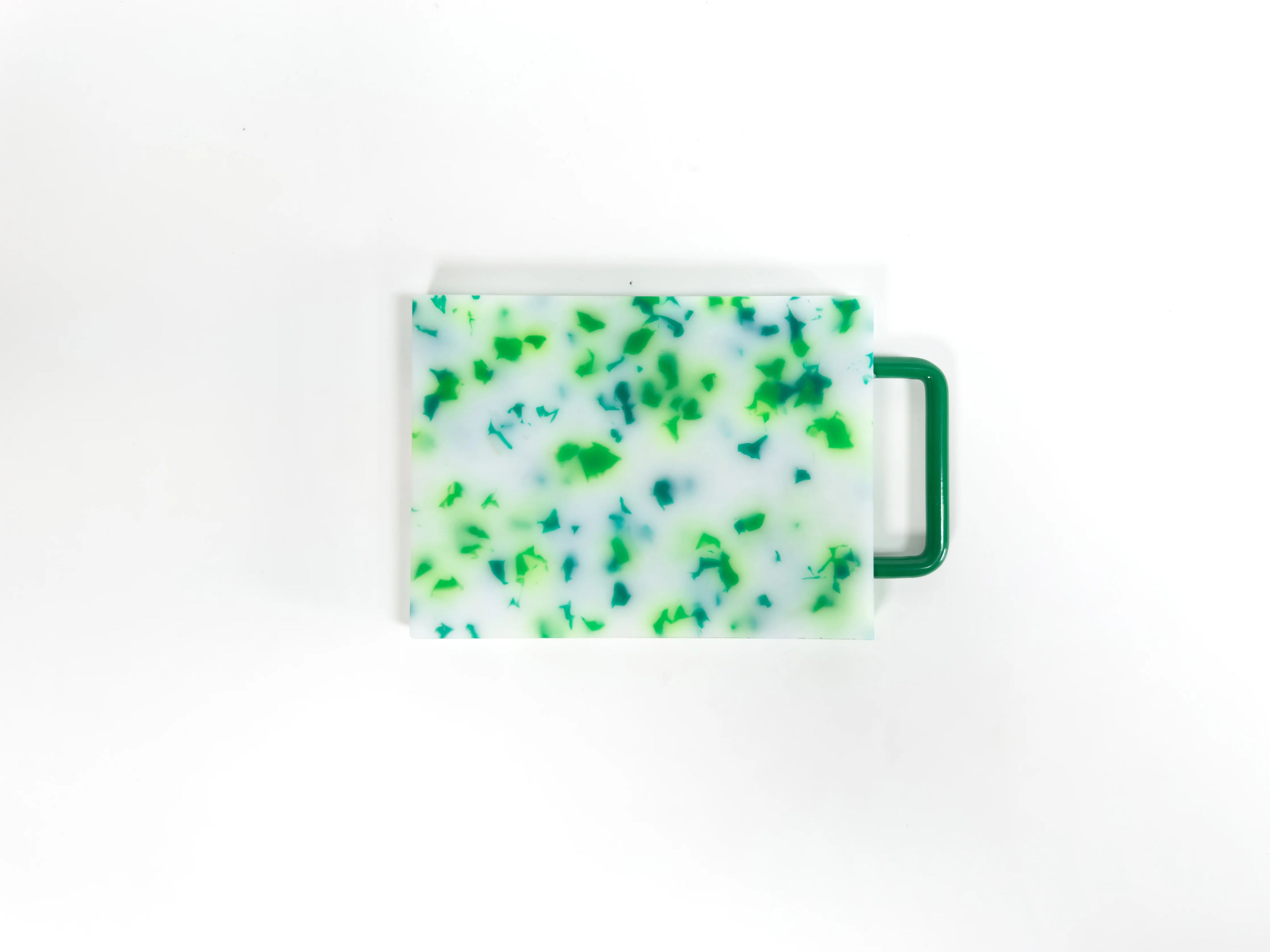 Small Cutting Board - Green/White