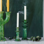 Tamegroute Taper Candle Holder, Green Small