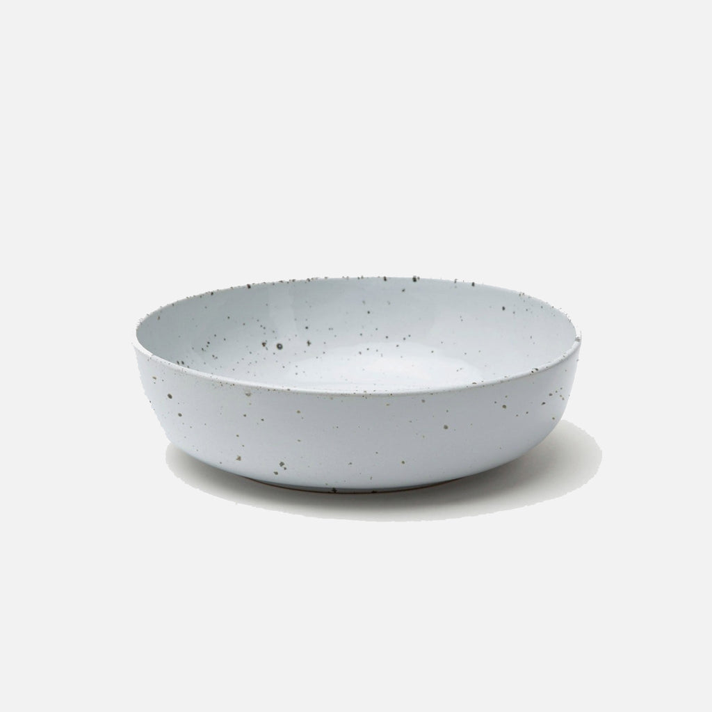 Marcus Round Serving Bowl in White Salt Glaze, Large (Set of 2)