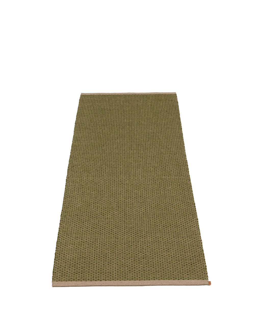 Pappelina Nils Rug in Dark Olive, 2'4" x 3'11"