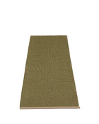 Pappelina Nils Rug in Dark Olive, 2'4" x 3'11"