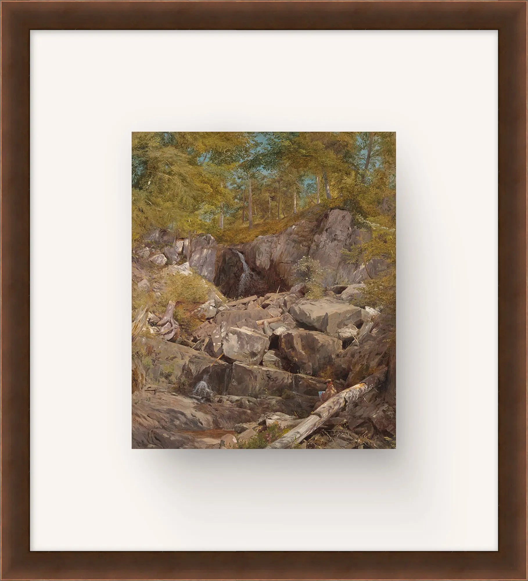 A Study of Trap Rock (Buttermilk Falls)