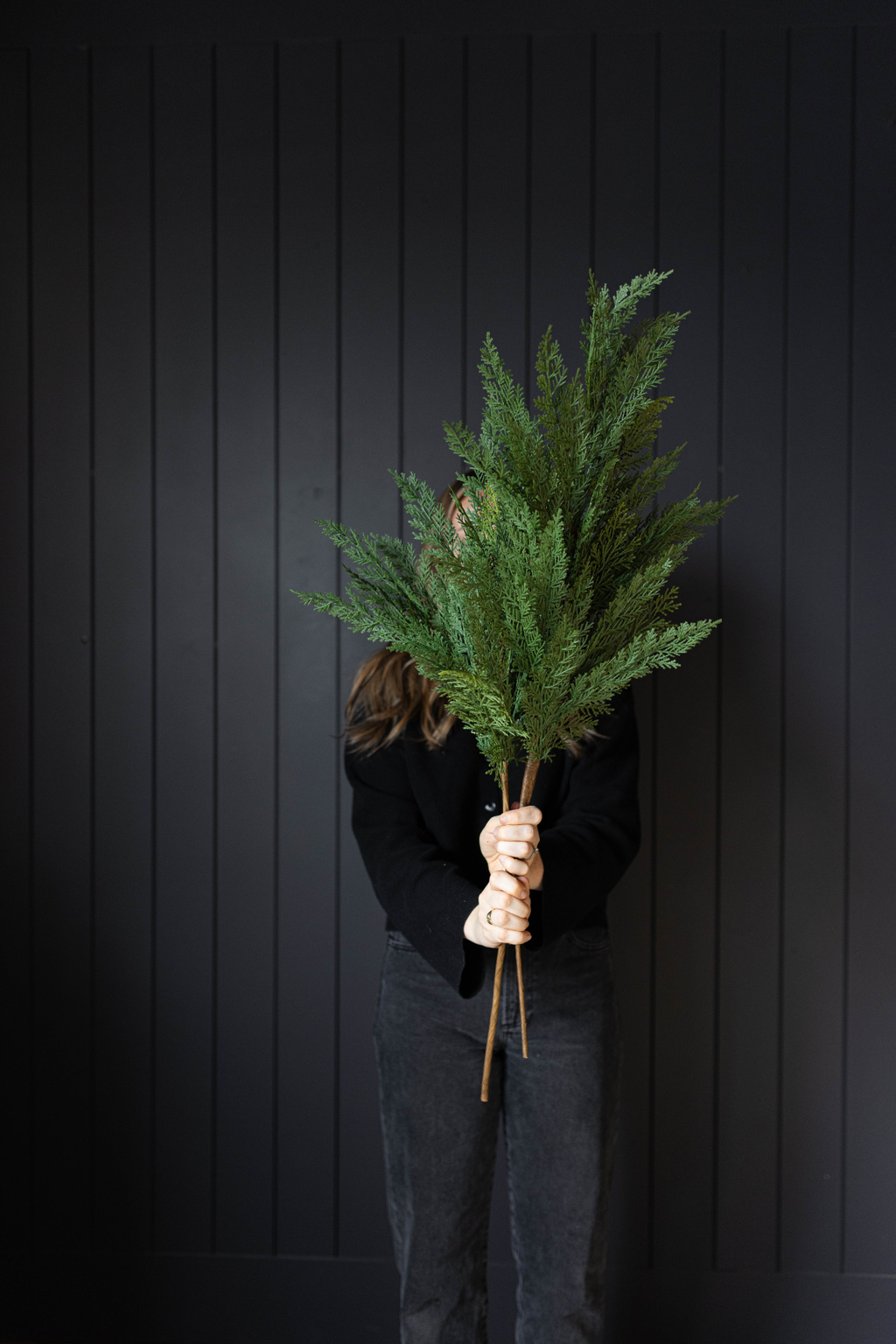 Cypress Leaf Full Real Touch Stems