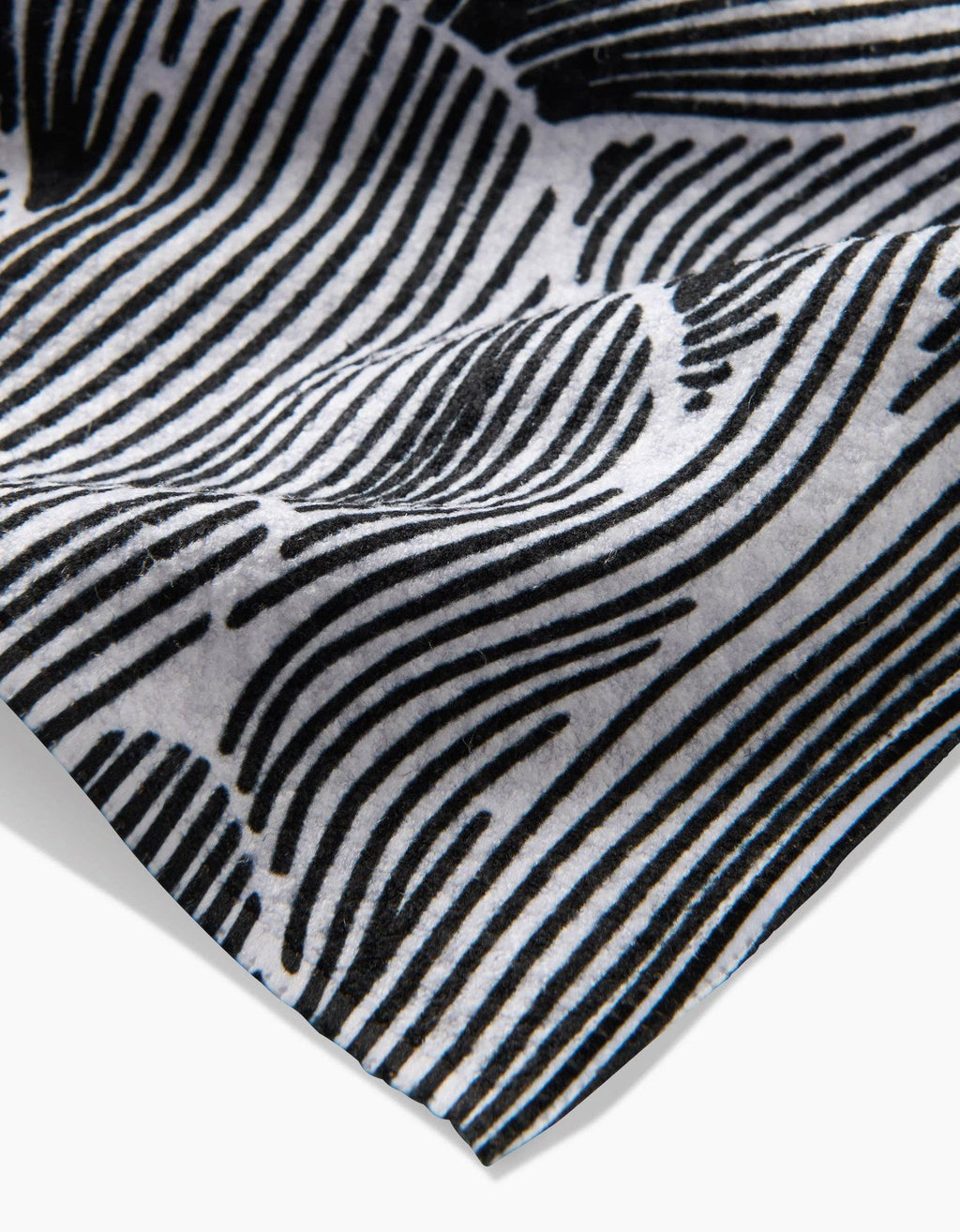 Posh Petals Fresh Linen Tea Towel — detail view
