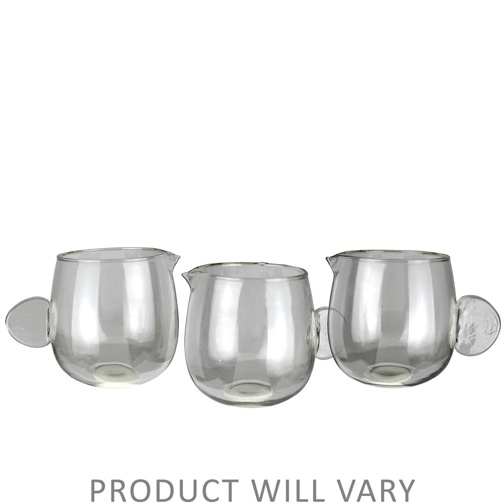 Lomi Pitcher with Tab Handle, Glass - Lrg