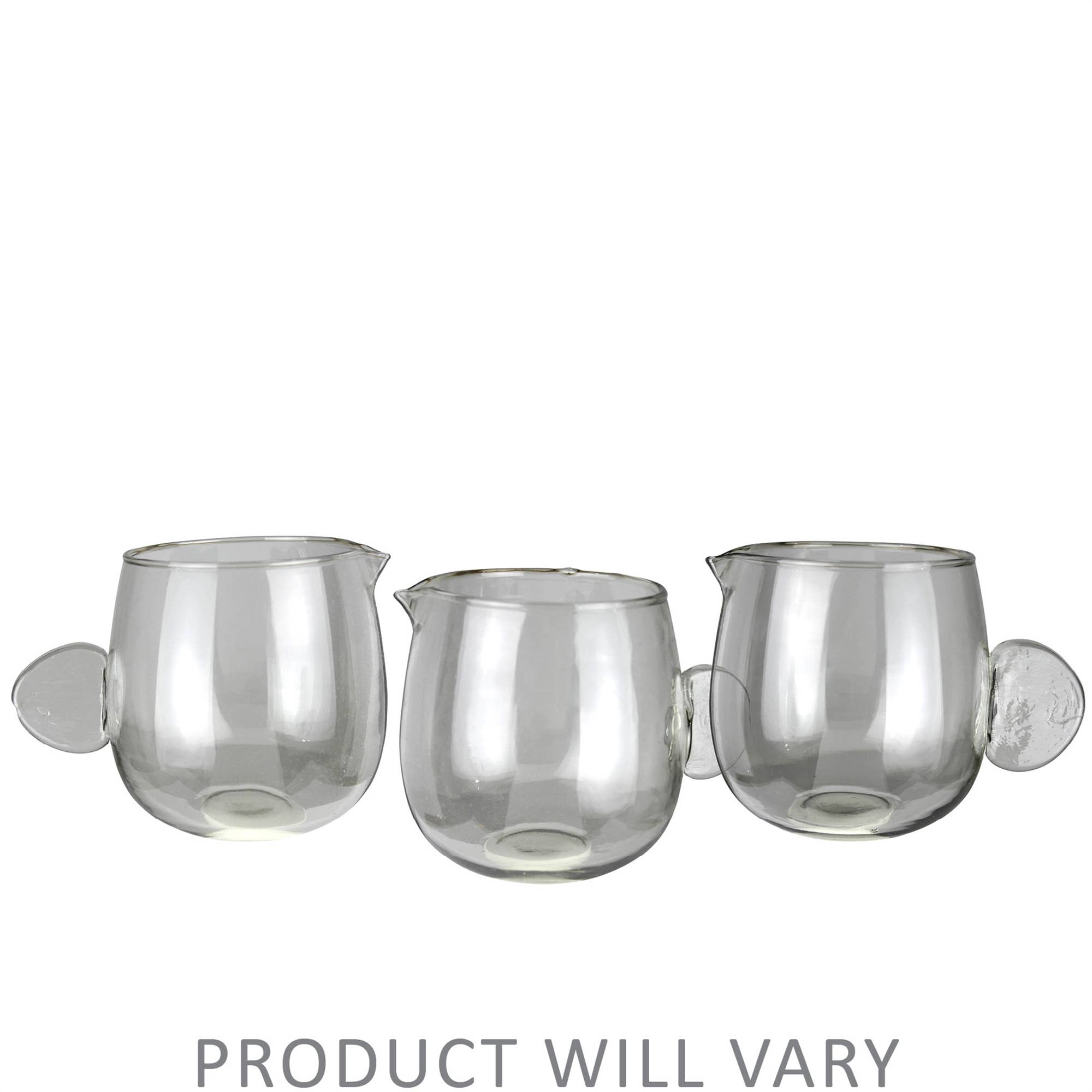 Lomi Pitcher with Tab Handle, Glass - Lrg