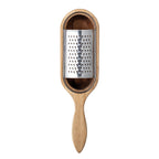 Acacia Wood & Stainless Steel Grater
