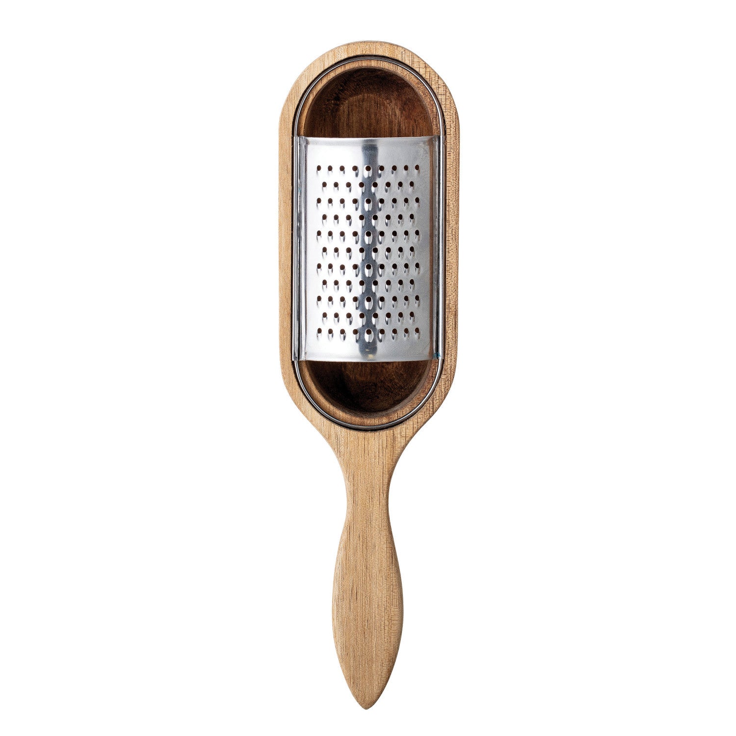 Acacia Wood & Stainless Steel Grater