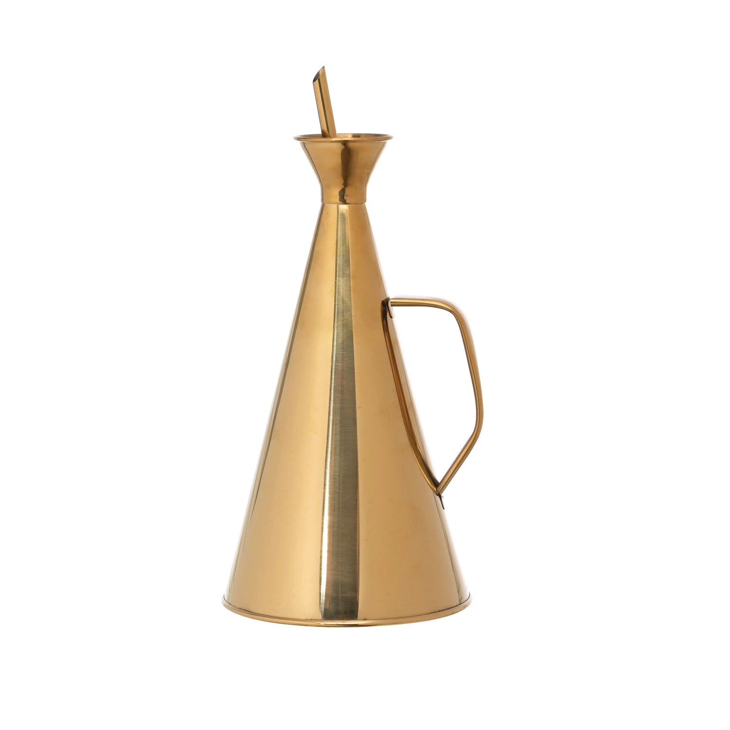 Stainless Steel Oil Cruet, Gold