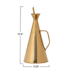 Stainless Steel Oil Cruet, Gold