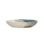 Hand-Painted Chip and Dip Stoneware