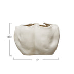Stoneware Organic Shaped Planter — view 6