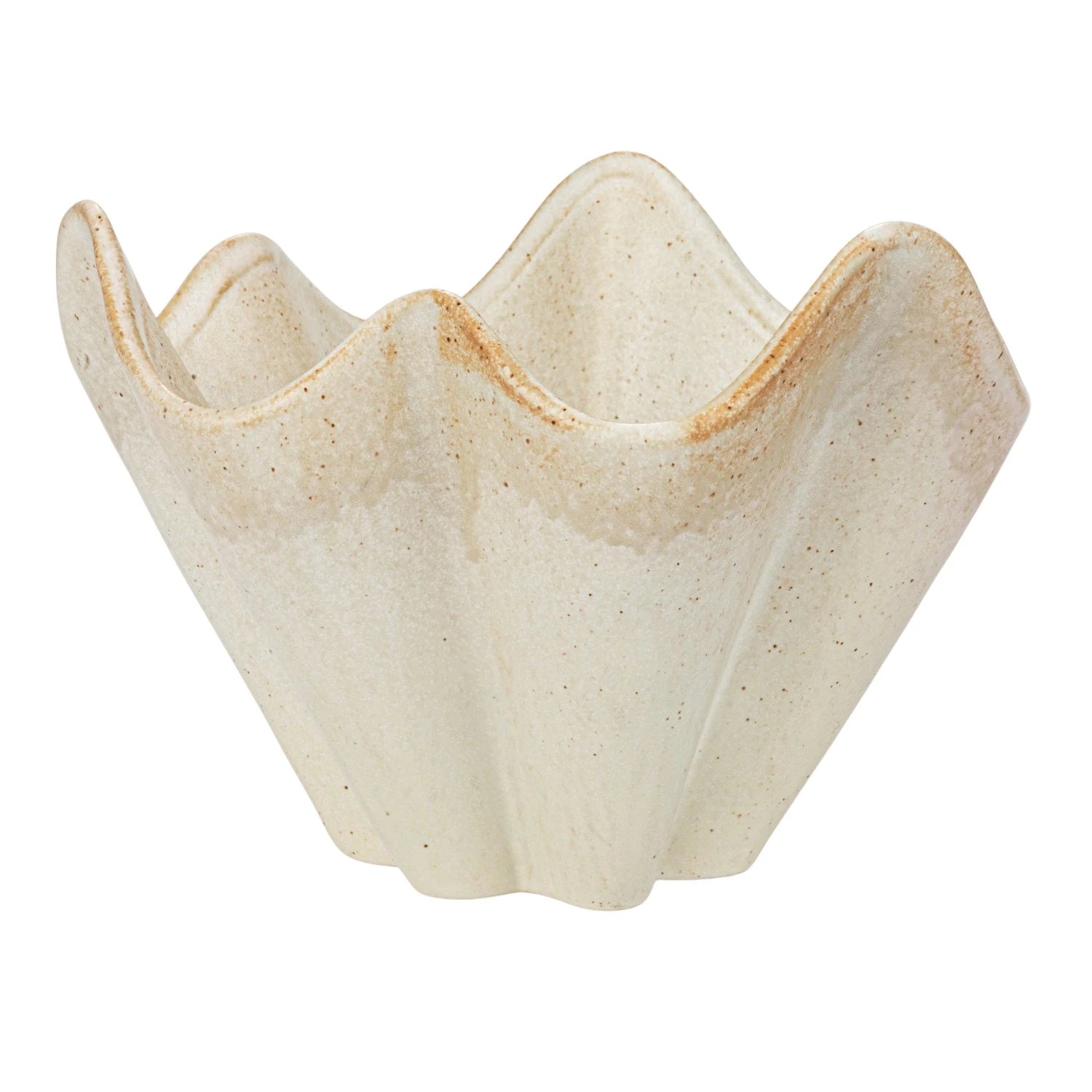 Round Stoneware Bowl – Cream