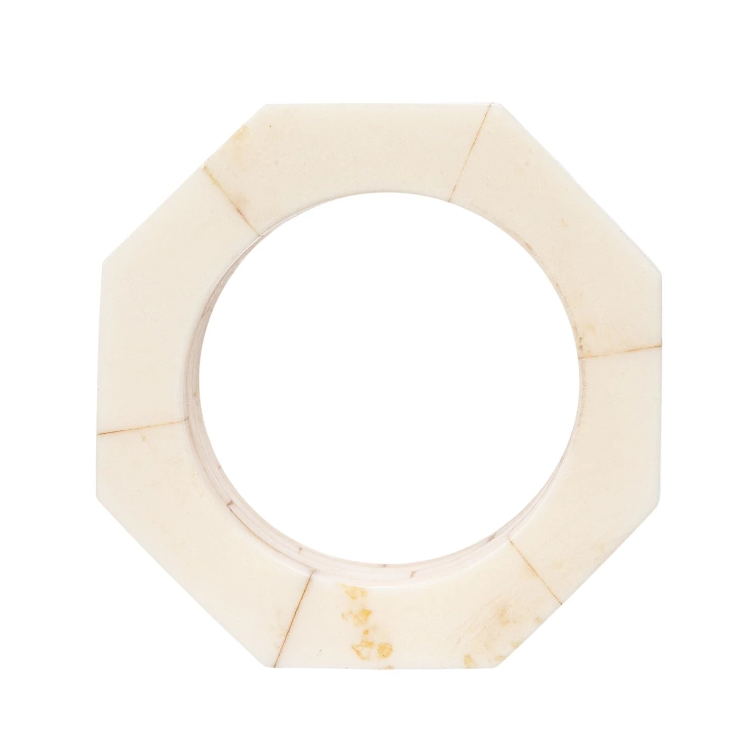 Octagon Shaped Resin Napkin Rings, Set of 4 — view 4