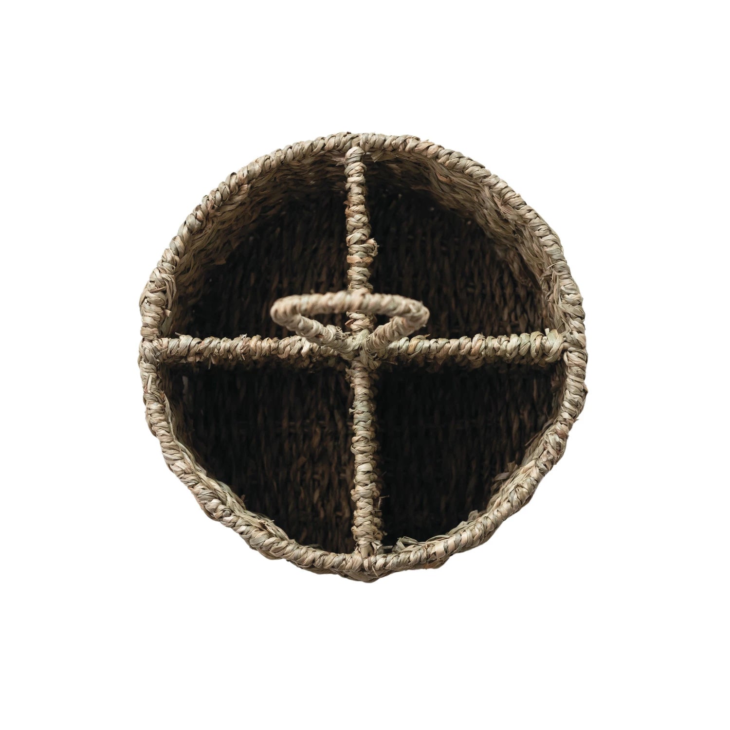 Hand-Woven Seagrass Caddy — view 4