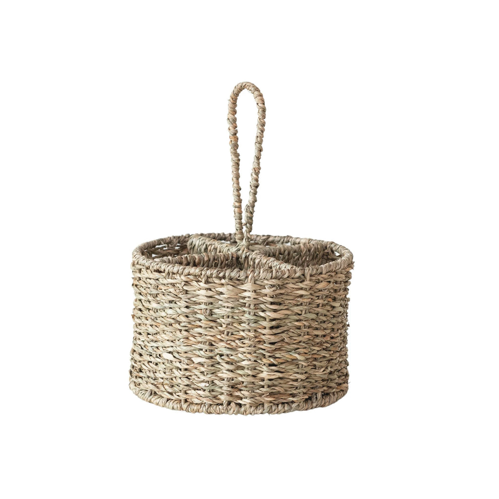 Hand-Woven Seagrass Caddy — view 5