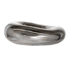 Decorative Stoneware Bowl, Chrome Finish