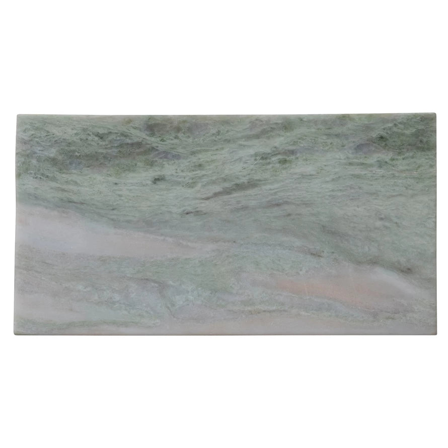 Marble Cheese/Serving Board - Green Melange
