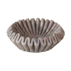 Marble Fluted Dish - Pink — styled