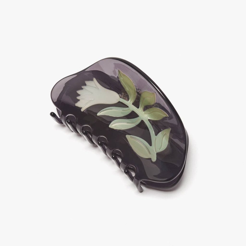 Belladonna Claw - Acetate White Flower Hair Clip