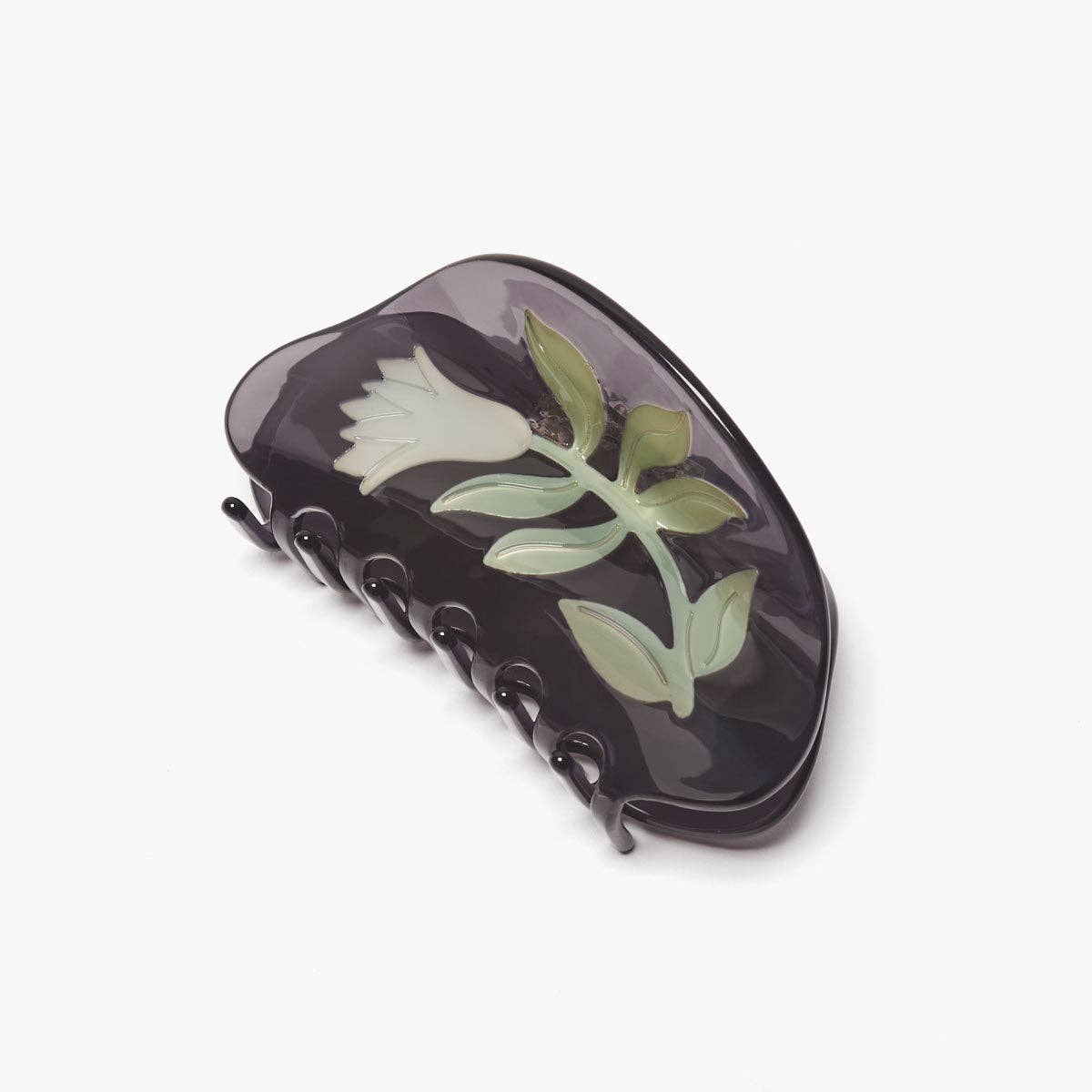 Belladonna Claw - Acetate White Flower Hair Clip