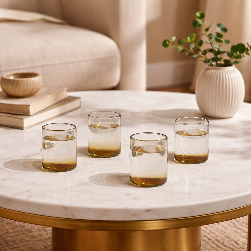Sofia S Glasses Set of Four by MESO