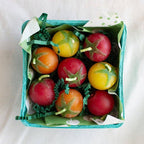 Cherry Tomato Beeswax Birthday Candles 8-count — styled