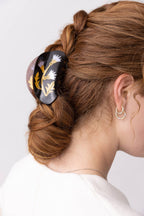 Milk Thistle Claw - Fall Colors Acetate Flower Hair Clip