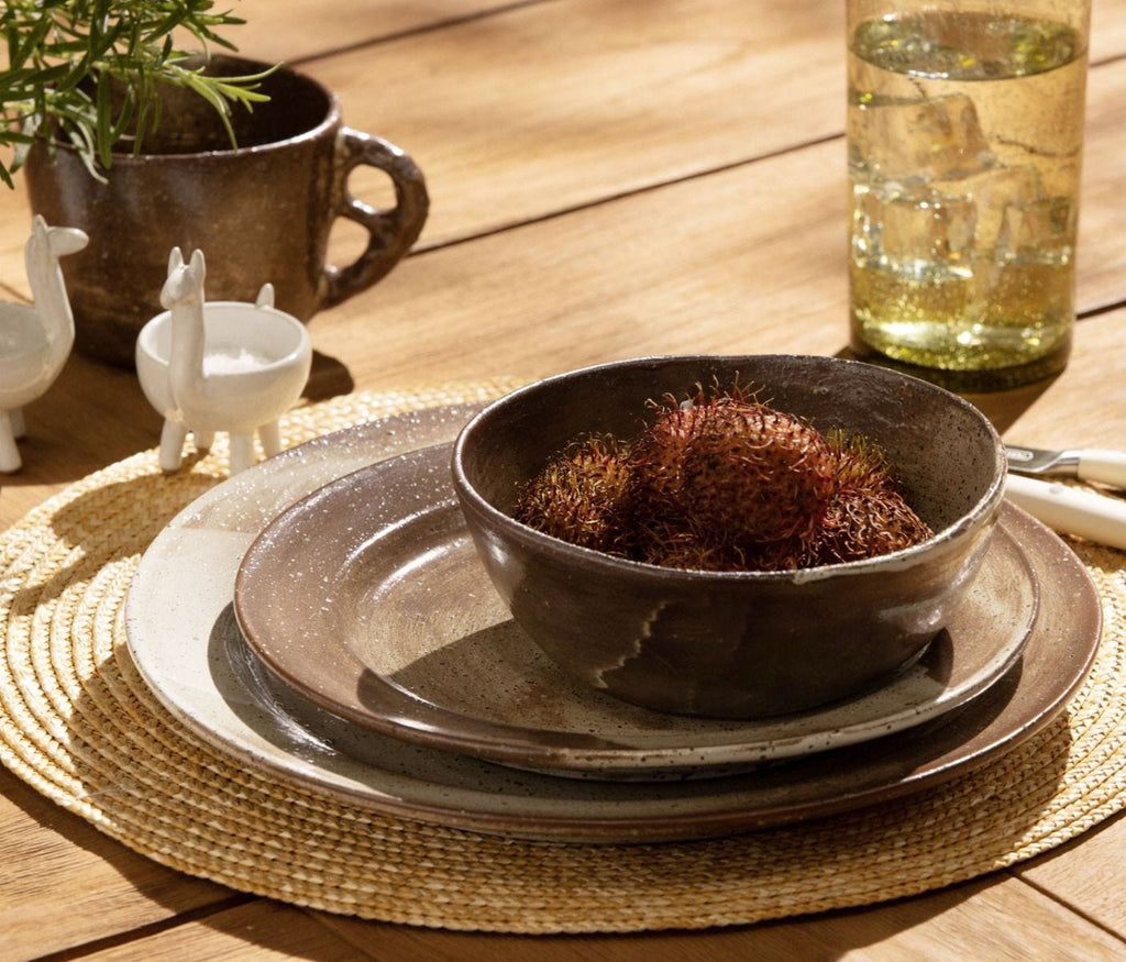 Dexter Dinner Plate in Lava Clay, Set of 4