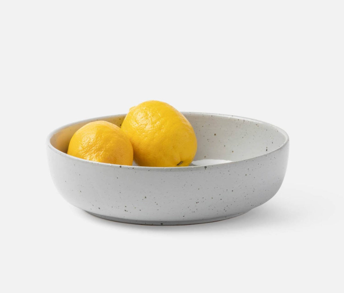 Marcus Round Serving Bowl in White Salt Glaze, Large (Set of 2)