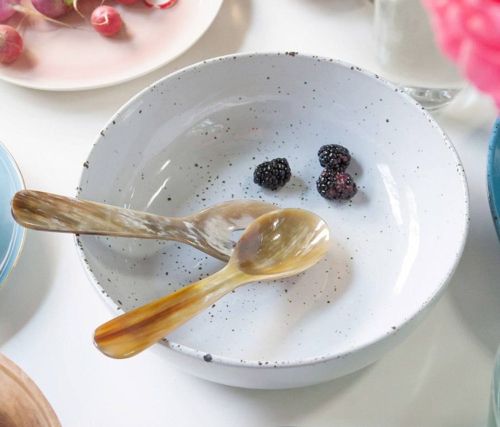 Marcus Round Serving Bowl in White Salt Glaze, Large (Set of 2)