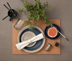 Nolan Bread Plate in Black & Cream, Set of 4