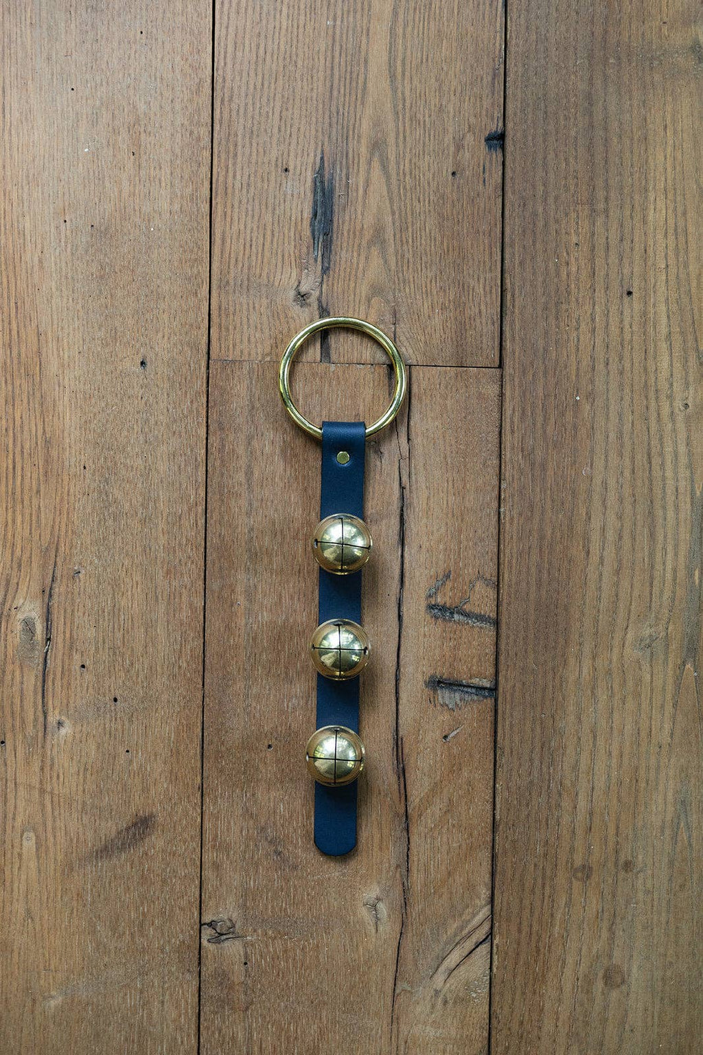 Sleigh Bells on Brass Ring | Christmas Door Bell