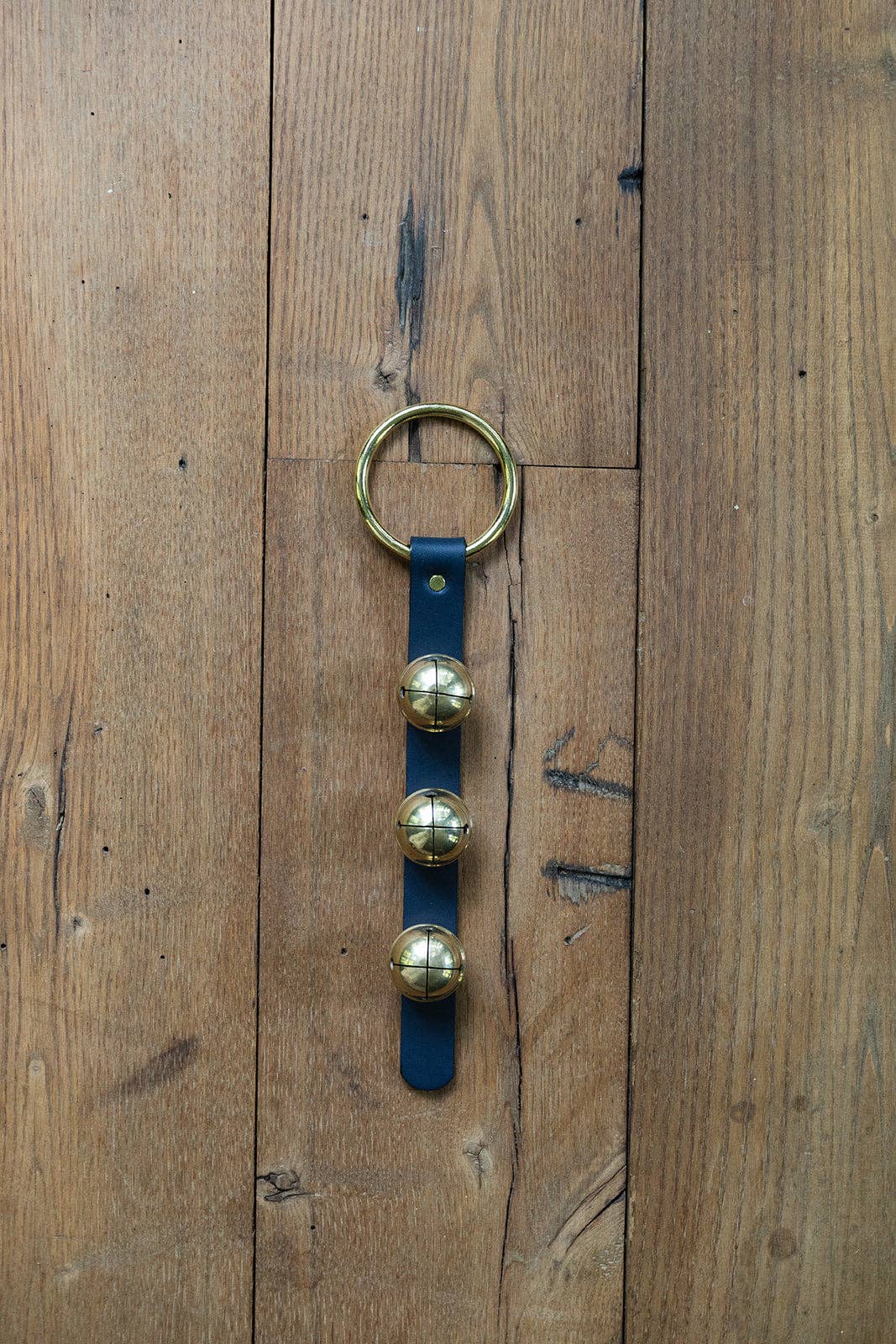 Sleigh Bells on Brass Ring | Christmas Door Bell