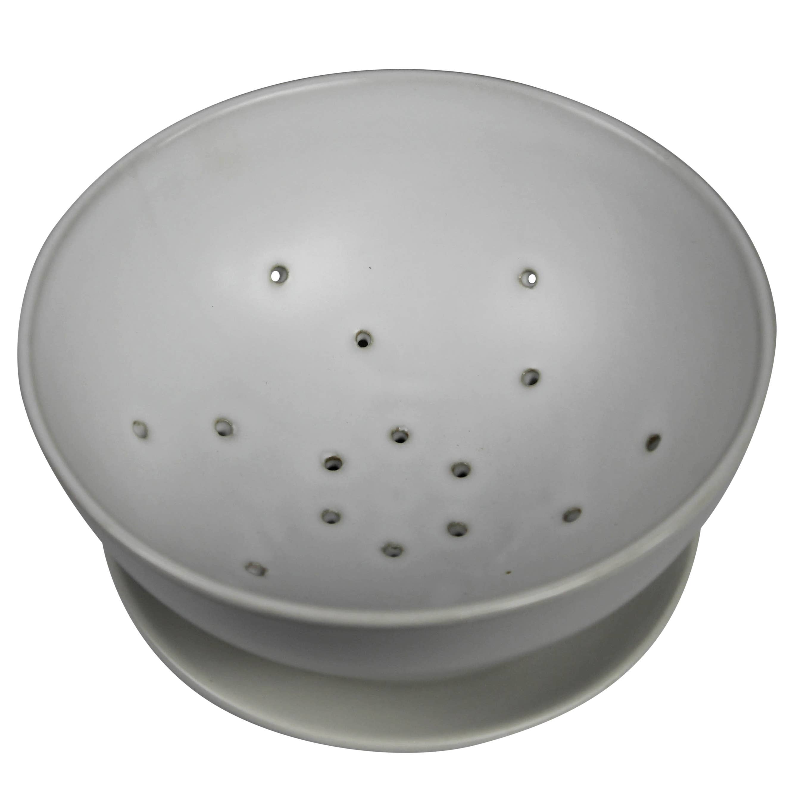 Drift Berry Bowl with Saucer, Ceramic.  saucer: 5.5x0.75