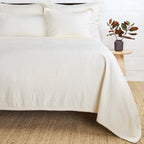Carlyle Coverlet- Ivory