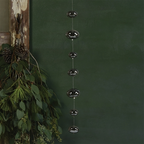 Glass Ball Strands - Grey Luster