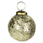 Elsa Glass Flake Ornament - 2”