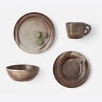 Dexter Dinner Plate in Lava Clay, Set of 4