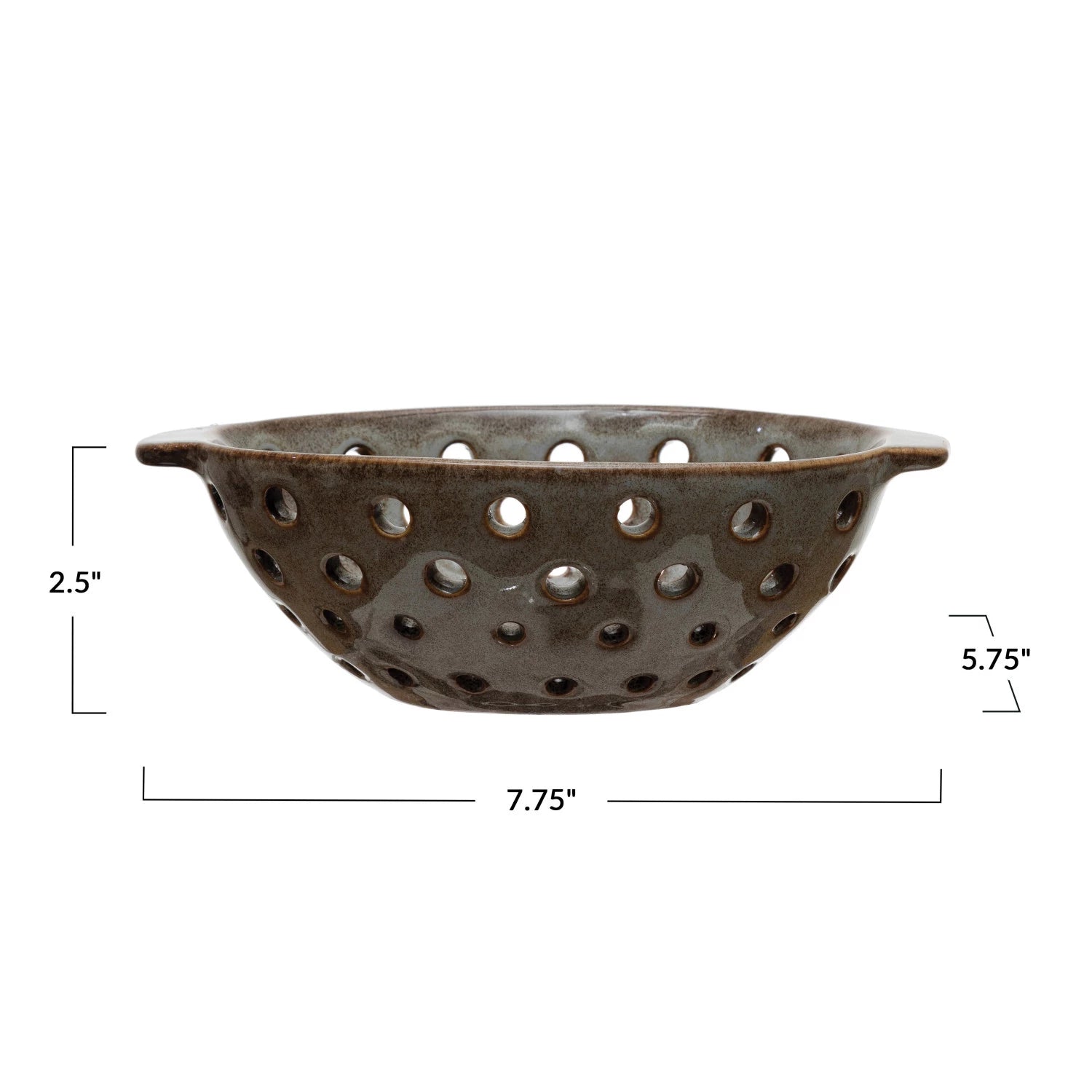 Stoneware Berry Bowl – Brown