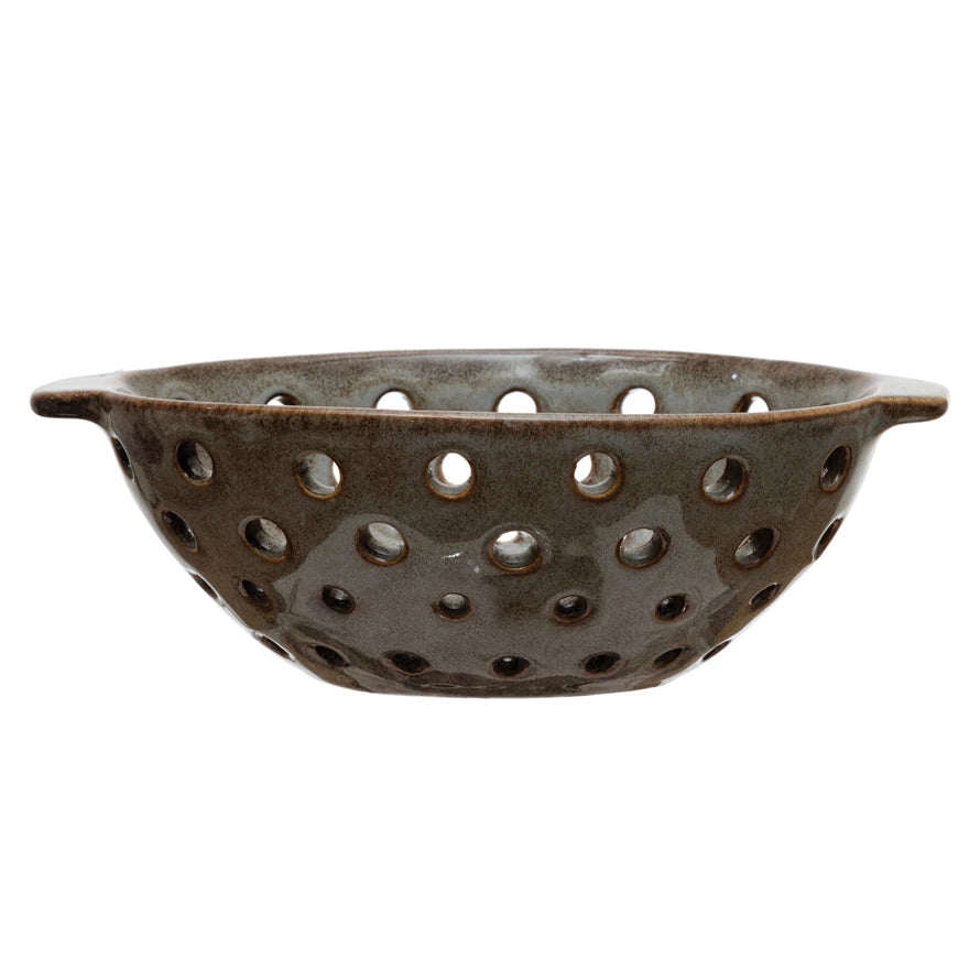 Stoneware Berry Bowl – Brown