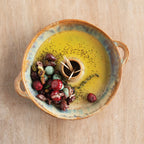 Glazed Stoneware Dish with Toothpick Holder — view 5