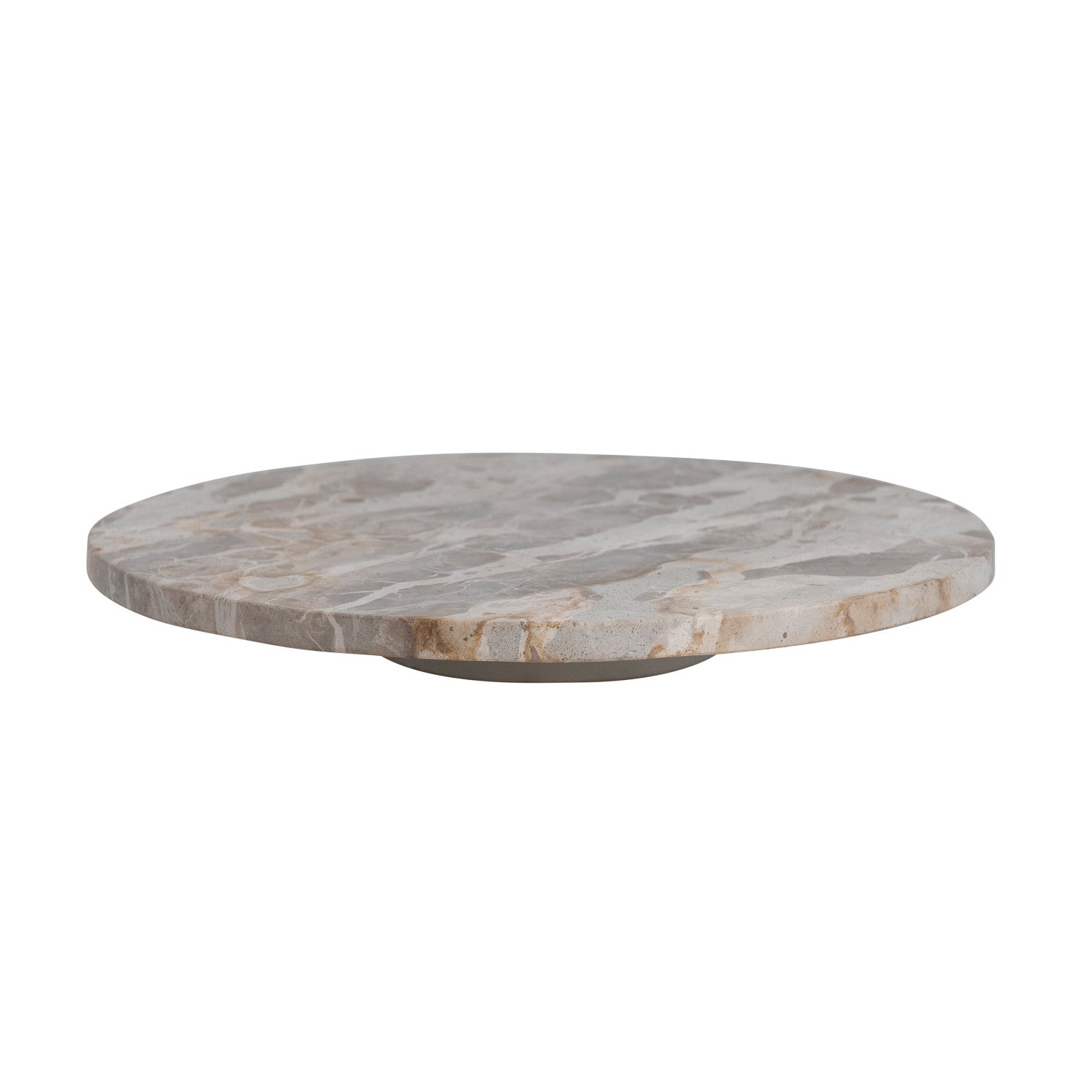 Marble Lazy Susan – Beige & White